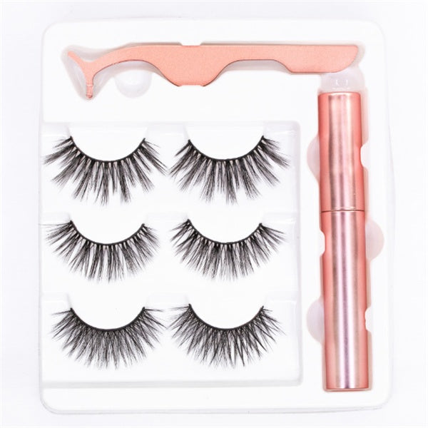 Velvière Magnetic Liquid Eyeliner & False Eyelashes with Tweezer Set
