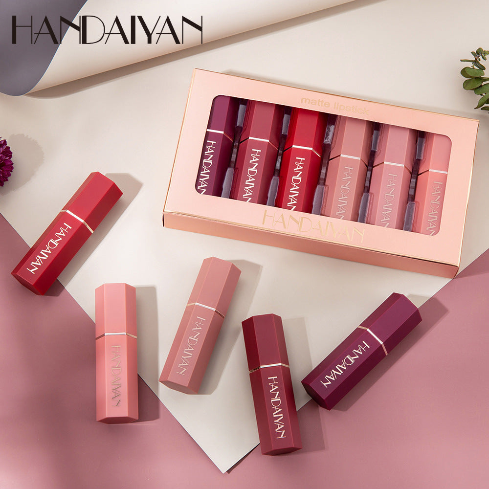Velvière Matte Lipstick Gift Box Set - Non-Stick Cup Formula