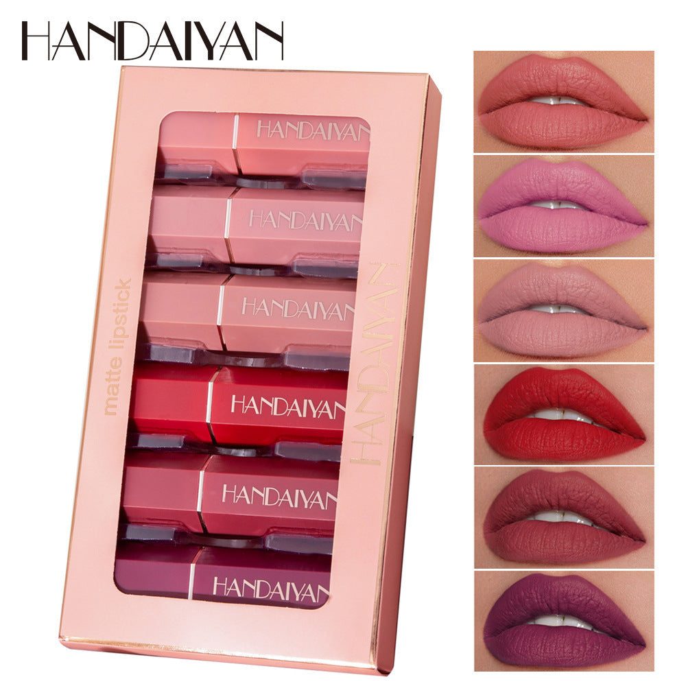 Velvière Matte Lipstick Gift Box Set - Non-Stick Cup Formula
