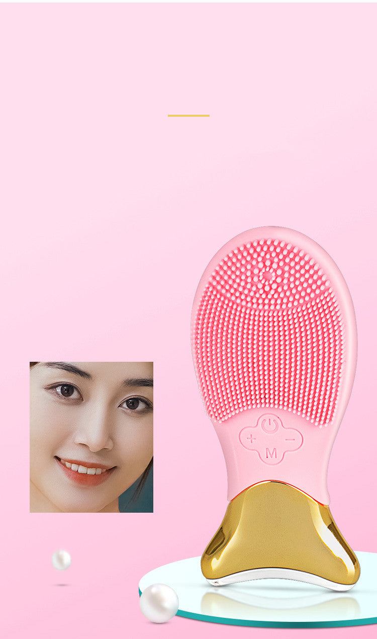 Velvière Facial Massager with Cleanser and Light Therapy