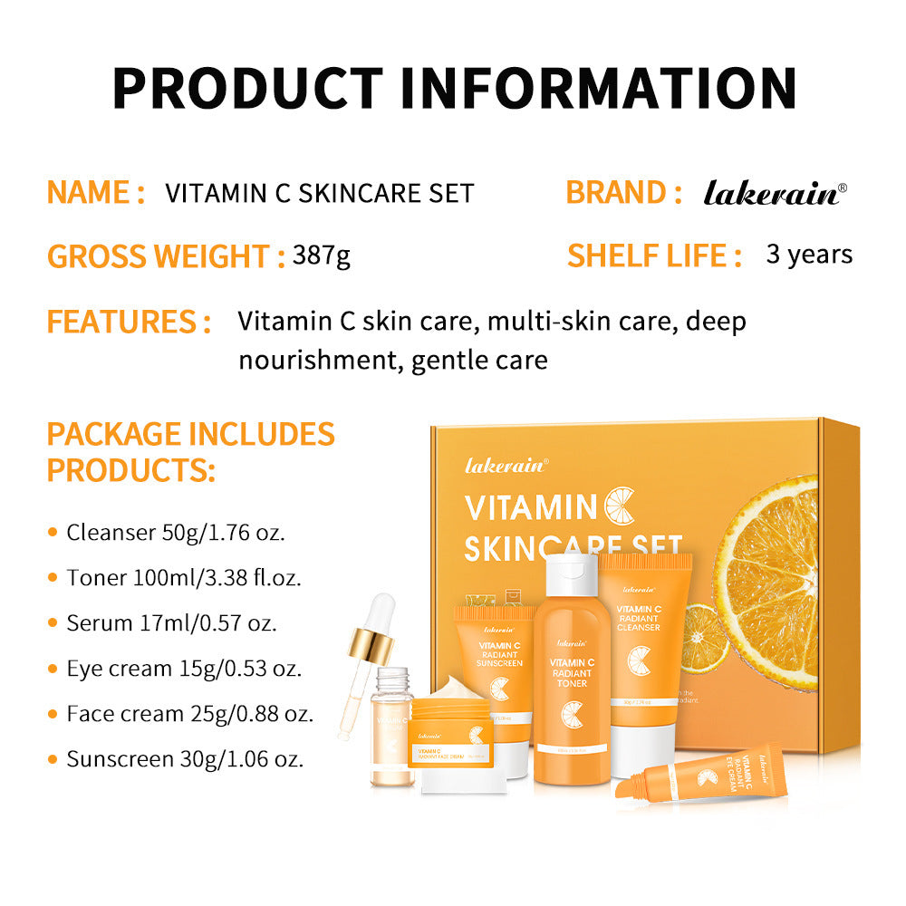 Velvière Vitamin C Skin Care Set for Facial Care