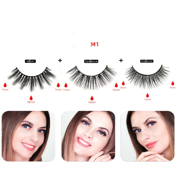 Velvière Magnetic Liquid Eyeliner & False Eyelashes with Tweezer Set