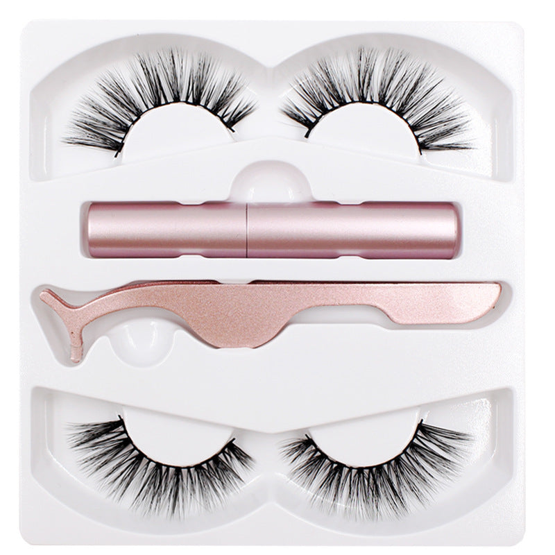 Velvière Magnetic Liquid Eyeliner & False Eyelashes with Tweezer Set
