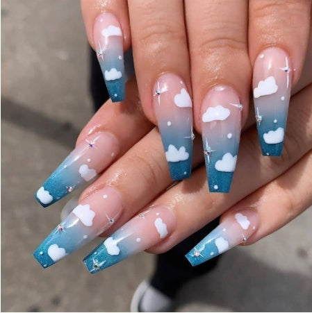 Velvière Wearing Nails Finished Soft False Nails