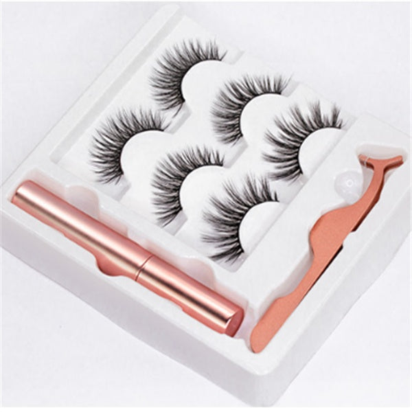 Velvière Magnetic Liquid Eyeliner & False Eyelashes with Tweezer Set