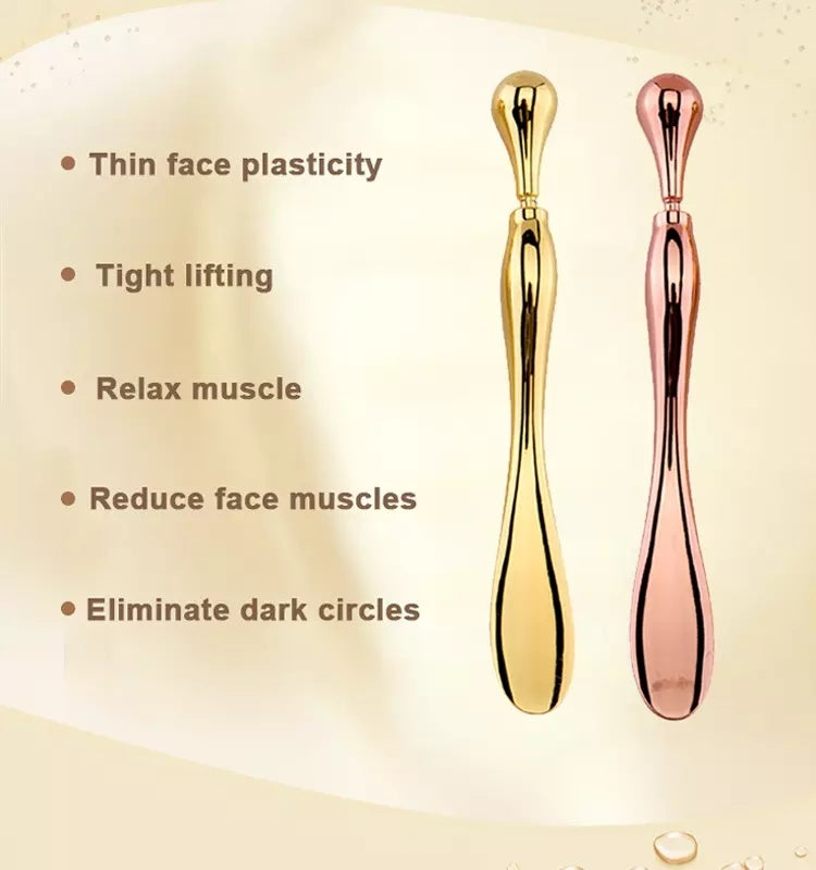 Velvière Eye Cream Stick Roller with Metal Spatula Applicator