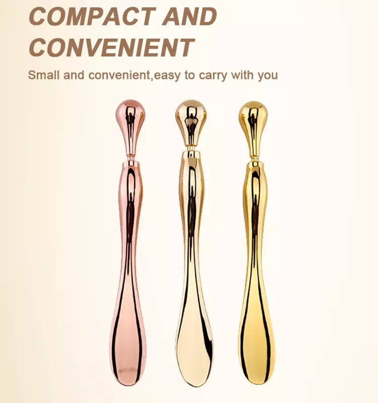 Velvière Eye Cream Stick Roller with Metal Spatula Applicator