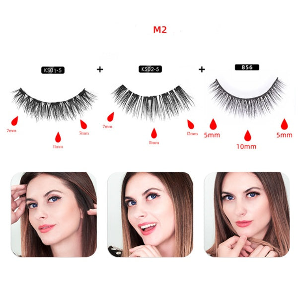 Velvière Magnetic Liquid Eyeliner & False Eyelashes with Tweezer Set