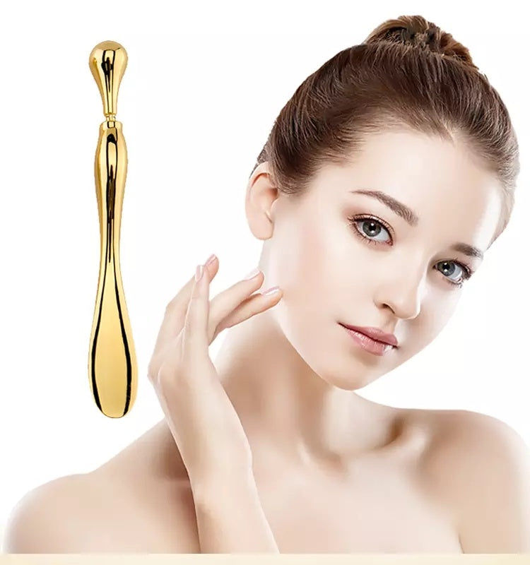 Velvière Eye Cream Stick Roller with Metal Spatula Applicator