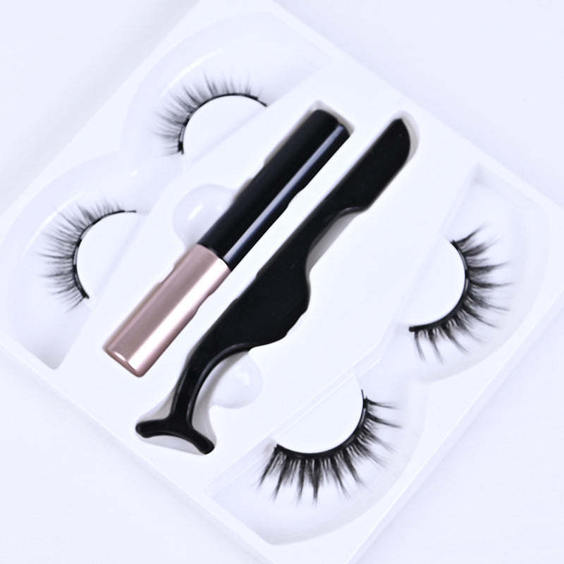Velvière Magnetic Liquid Eyeliner & False Eyelashes with Tweezer Set