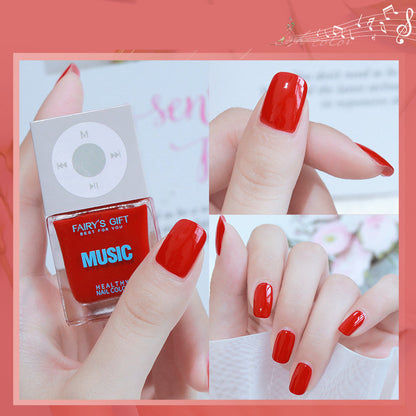 Velvière Odorless Baking-Free Cherry Color Nail Polish