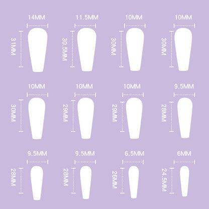 Velvière Detachable Artistic Wearable Fake Nails Set