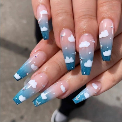 Velvière Wearing Nails Finished Soft False Nails