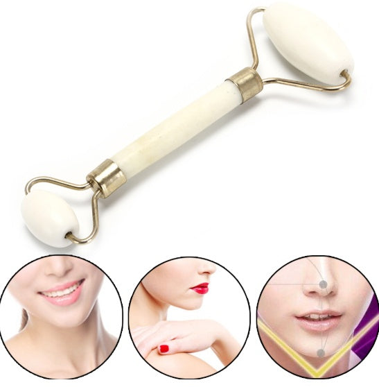 Velvière Portable Jade Facial Massage Roller