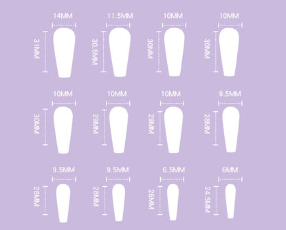 Velvière Wearing Nails Finished Soft False Nails