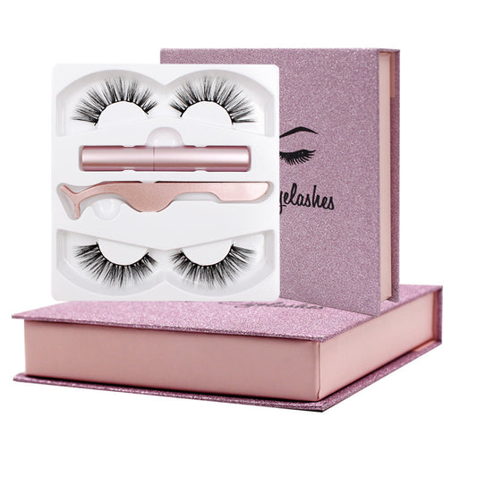 Velvière Magnetic Liquid Eyeliner & False Eyelashes with Tweezer Set