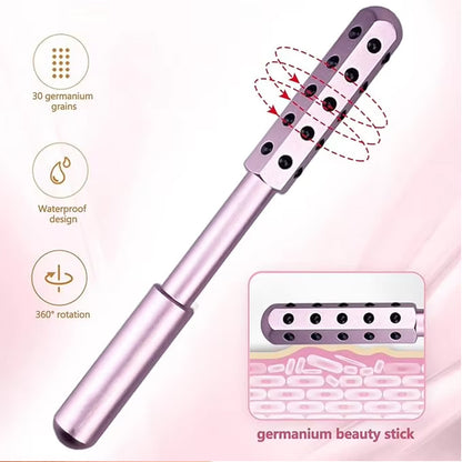 Velvière Germanium Beauty Stick Facial Roller Massage Tool