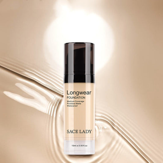 Liquid Foundation Natural Concealer Long Lasting Moisturizing Waterproof Sweat