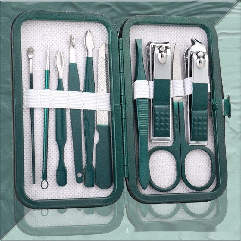 Stainless Steel Nail Scissor Set 18-piece Manicure Implement  Clippers