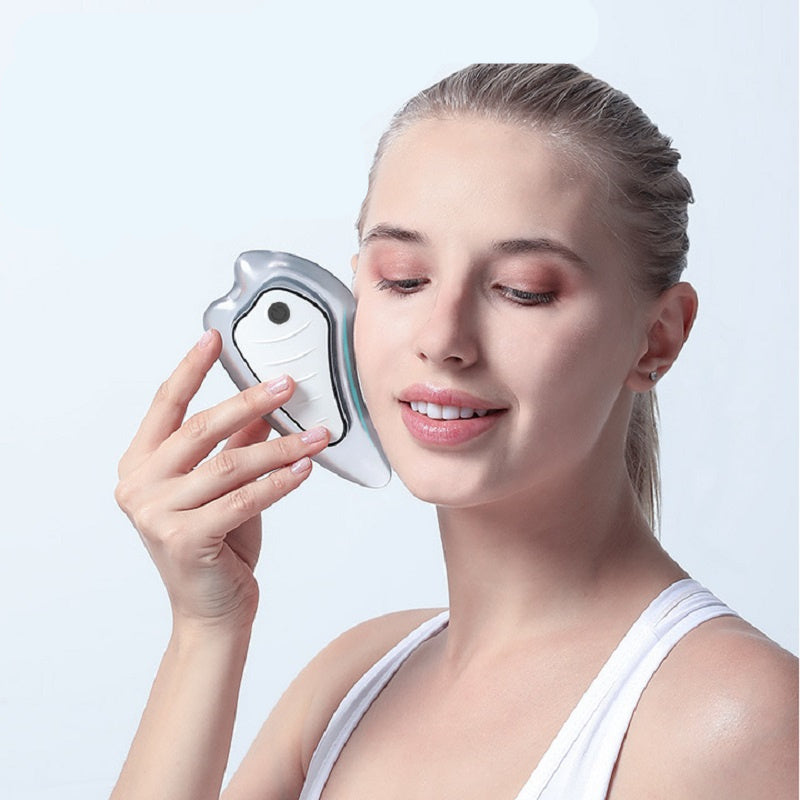 Velvière Heated Vibrating Facial Massager with Light Therapy Board