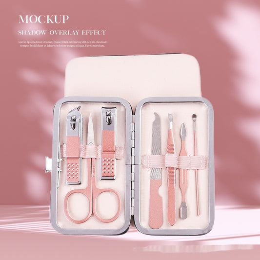 Stainless Steel Nail Scissor Set 18-piece Manicure Implement  Clippers