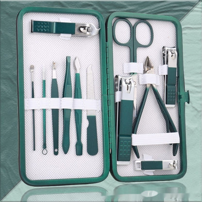Stainless Steel Nail Scissor Set 18-piece Manicure Implement  Clippers